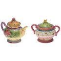 Certified International Tea Garden Sugar & Creamer Set