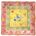 Certified International Tea Garden Square Platter