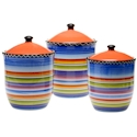 Certified International Tequila Sunrise Canister Set