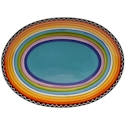 Certified International Tequila Sunrise Oval Platter