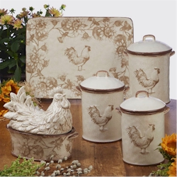 Certified International Toile Rooster