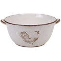 Certified International Toile Rooster Deep Bowl with Handles