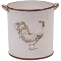 Certified International Toile Rooster Tool Crock