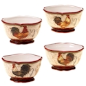Certified International Tuscan Rooster Ice Cream Bowl