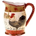 Certified International Tuscan Rooster Pitcher