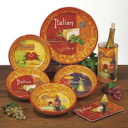 Discontinued Certified Intl Tuscan Table Dinnerware by Angela Staehling