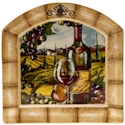 Certified International Tuscan View Arched Platter