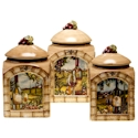 Certified International Tuscan View Canister Set
