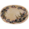 Certified International Umbria Oval Canape Plate
