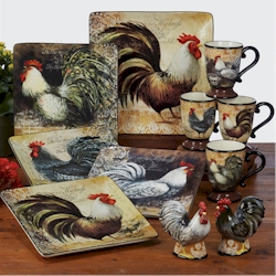 Certified International Vintage Rooster