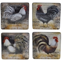 Certified International Vintage Rooster Dinner Plate