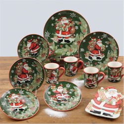 Certified International Vintage Santa