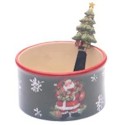 Certified International Vintage Santa Dip Bowl with Spreader