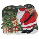 Certified International Vintage Santa Platter