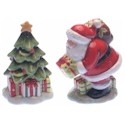 Certified International Vintage Santa Salt & Pepper Set
