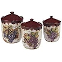Certified International Vintners Journal Canister Set