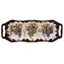 Certified International Vintners Journal Rectangular Platter with Handles