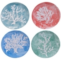 Certified International Water Coral Dessert Plate