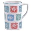 Certified International Water Coral Pitcher