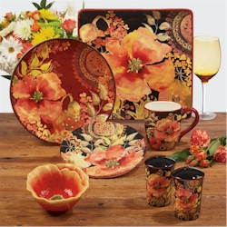 Certified International Watercolor Poppies