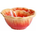 Certified International Watercolor Poppies 3-D Ice Cream Bowl