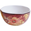 Certified International Watercolor Poppies Ice Cream Bowl