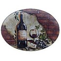 Certified International Wine Cellar Oval Platter