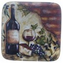 Certified International Wine Cellar Square Platter