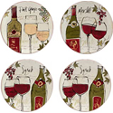 Certified International Wine Country Salad/Dessert Plate