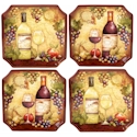Certified International Wine Map Dinner Plate