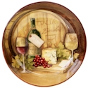 Certified International Wine Map Pasta Serving Bowl