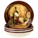 Certified International Wine Map Soup/Pasta Bowl