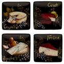 Certified International Wine & Cheese Party Canape Plate
