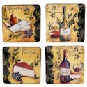 Certified International Wine & Cheese Party Salad Plate