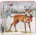 Certified International Winter Forest Dinner Plate