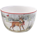 Certified International Winter Forest Ice Cream Bowl