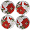 Certified International Winter Garden Toile Dessert Plate