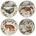 Certified International Winter Lodge Canape Plate
