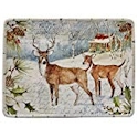 Certified International Winter Lodge Rectangular Platter