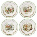 Certified International Winter Wonderland Dessert Plates