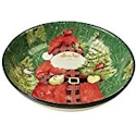 Certified International Winter's Plaid Serving/Pasta Bowl