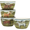 Certified International York Stables Ice Cream Bowl