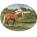 Certified International York Stables Square Platter