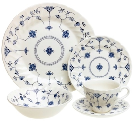 Set of 4 Churchill China Finlandia 9-Inch Rimmed Soup Bowls 