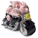 Clay Art Biker Hogs