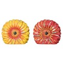 Clay Art Gerbera Salt & Pepper Shaker Set