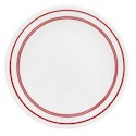 Corelle Classic Cafe Red Luncheon Plate