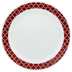 Corelle Crimson Trellis