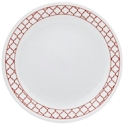Corelle Crimson Trellis Luncheon Plate