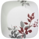 Corelle Kyoto Leaves Square Salad Plate